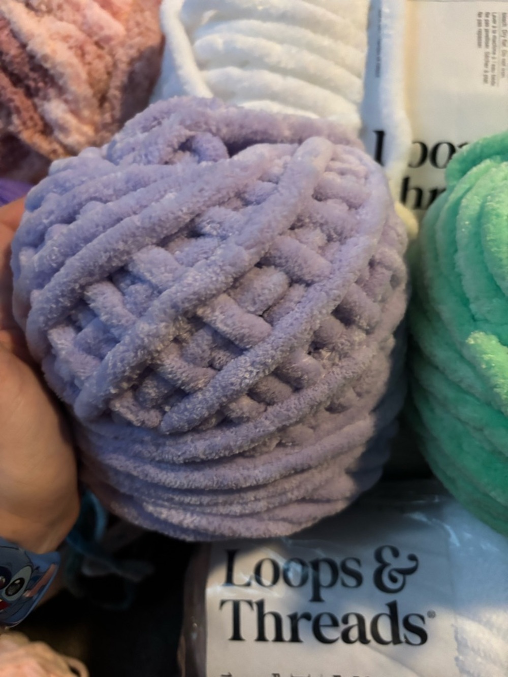Loops & Threads Chenille Yarn bundle - Picture 5 of 9